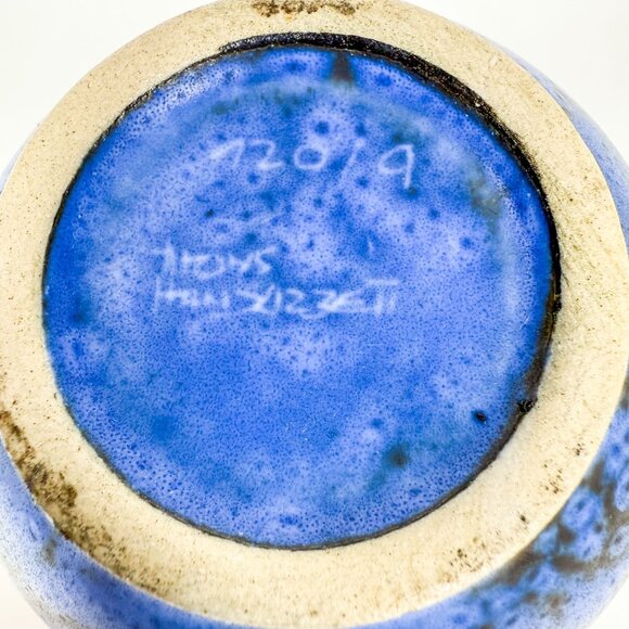 Thoms Keramik West Germany Blue Speckled Glaze Pitcher 120/9 - Picture 7 of 7